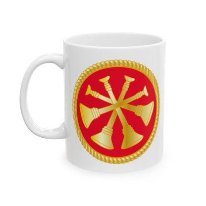 Rank - 4 Bugles - Red Mug