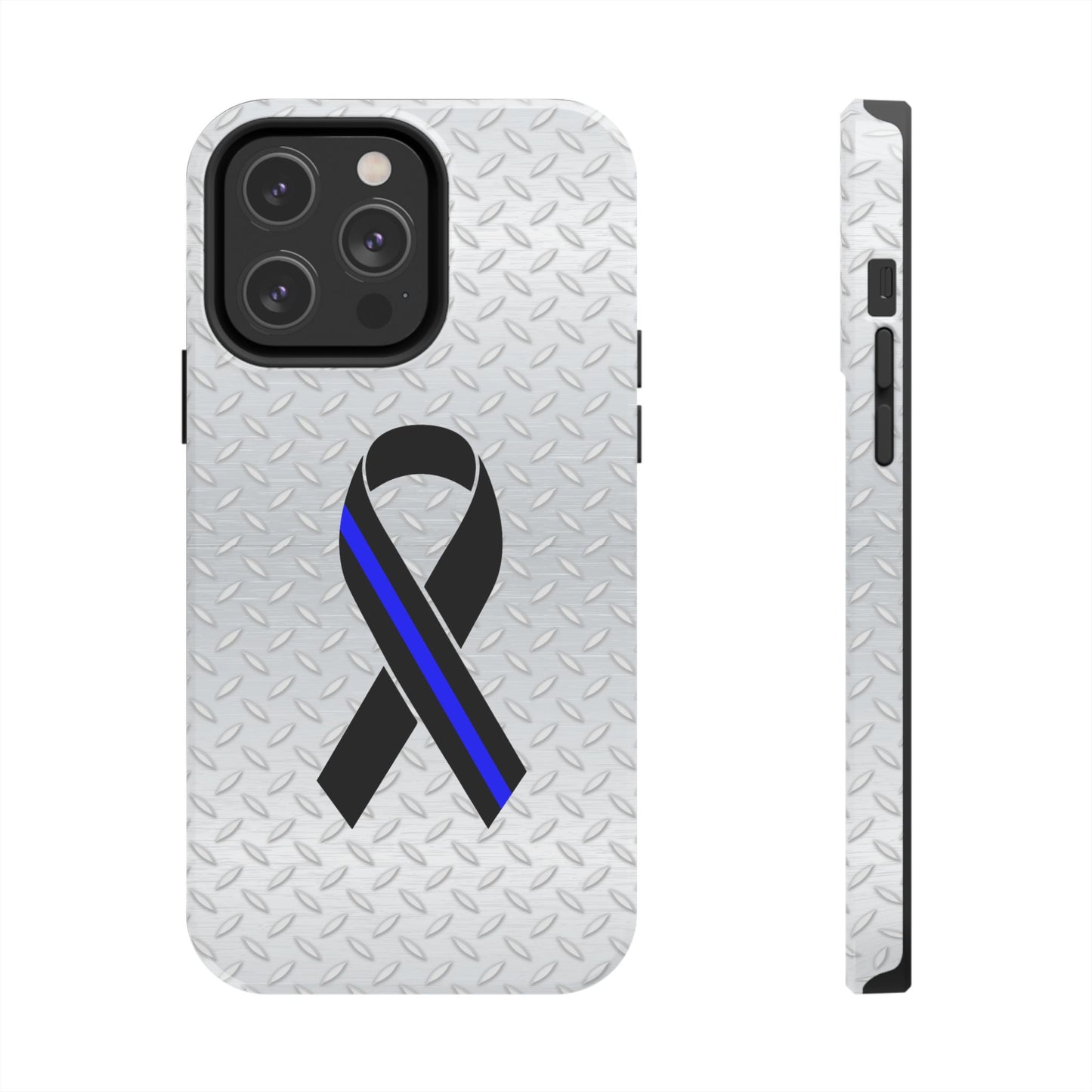 Blue Line Ribbon Tough Phone Cases