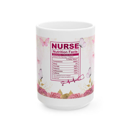 Nurse Nutrition - Pink Mug