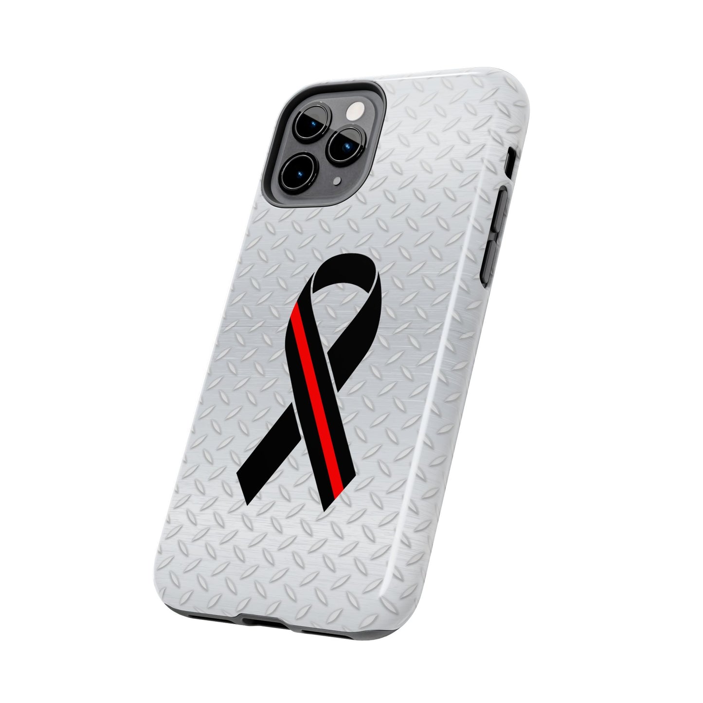 Red Line Ribbon Tough Phone Cases