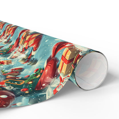 Fun Santa Wrapping Paper