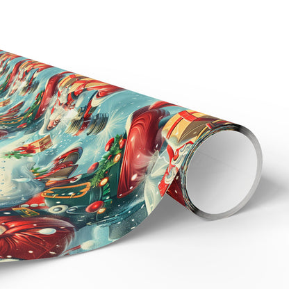 Fun Santa Wrapping Paper