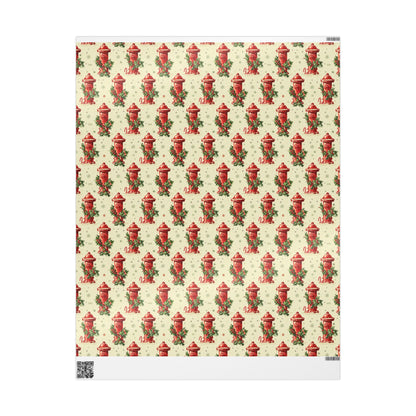 Fire Hydrants Wrapping Paper