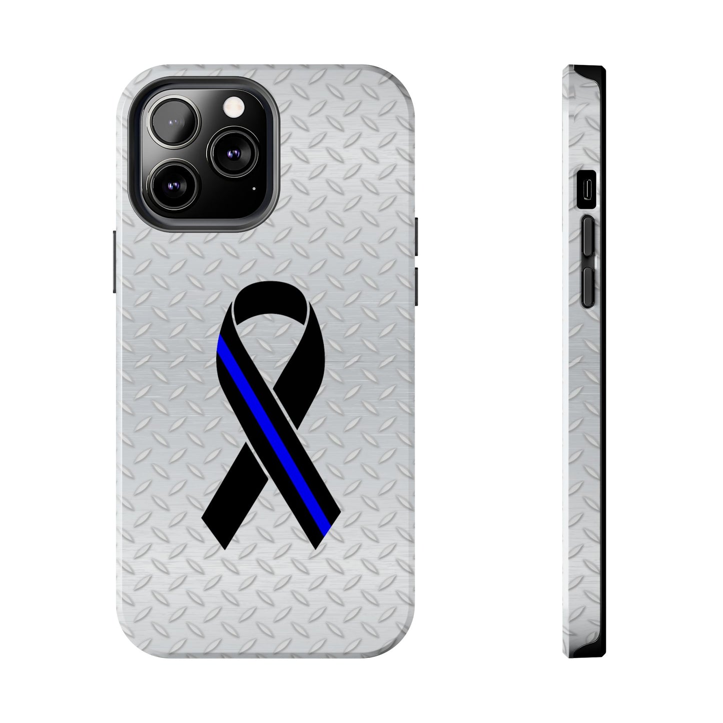 Blue Line Ribbon Tough Phone Cases