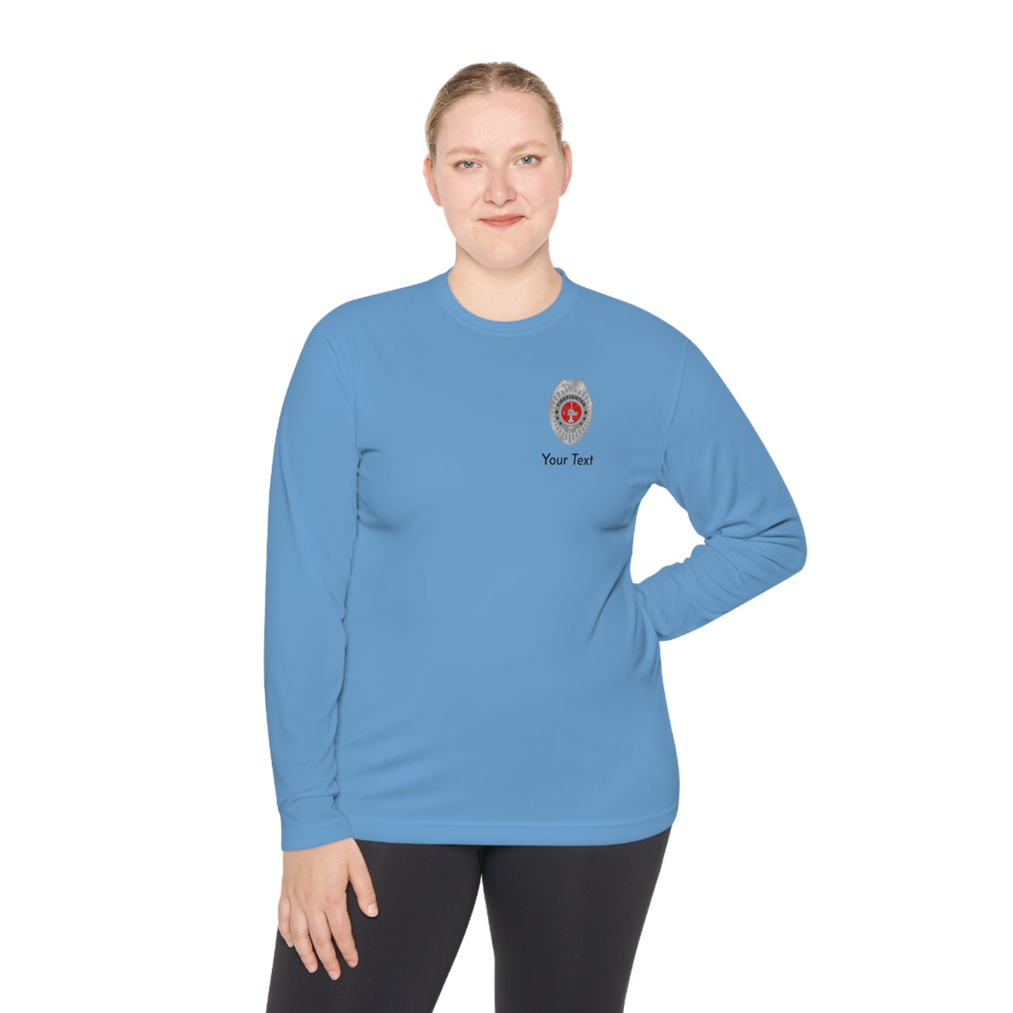 Firefighter Badge Long Sleeve Tee