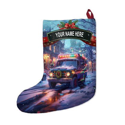 Christmas Ambulance Stocking