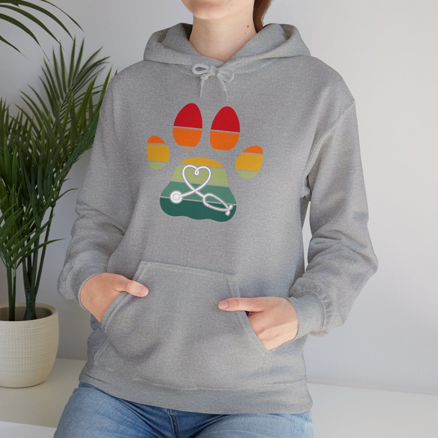 Retro Vintage Vet Tech Hoodie