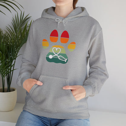 Retro Vintage Vet Tech Hoodie