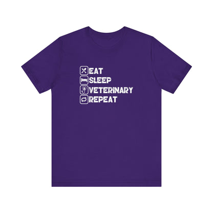 Eat, Sleep, Veterinary, Repeat T-Shirt