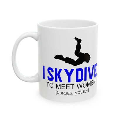 Skydive to Meet Nurses Mug