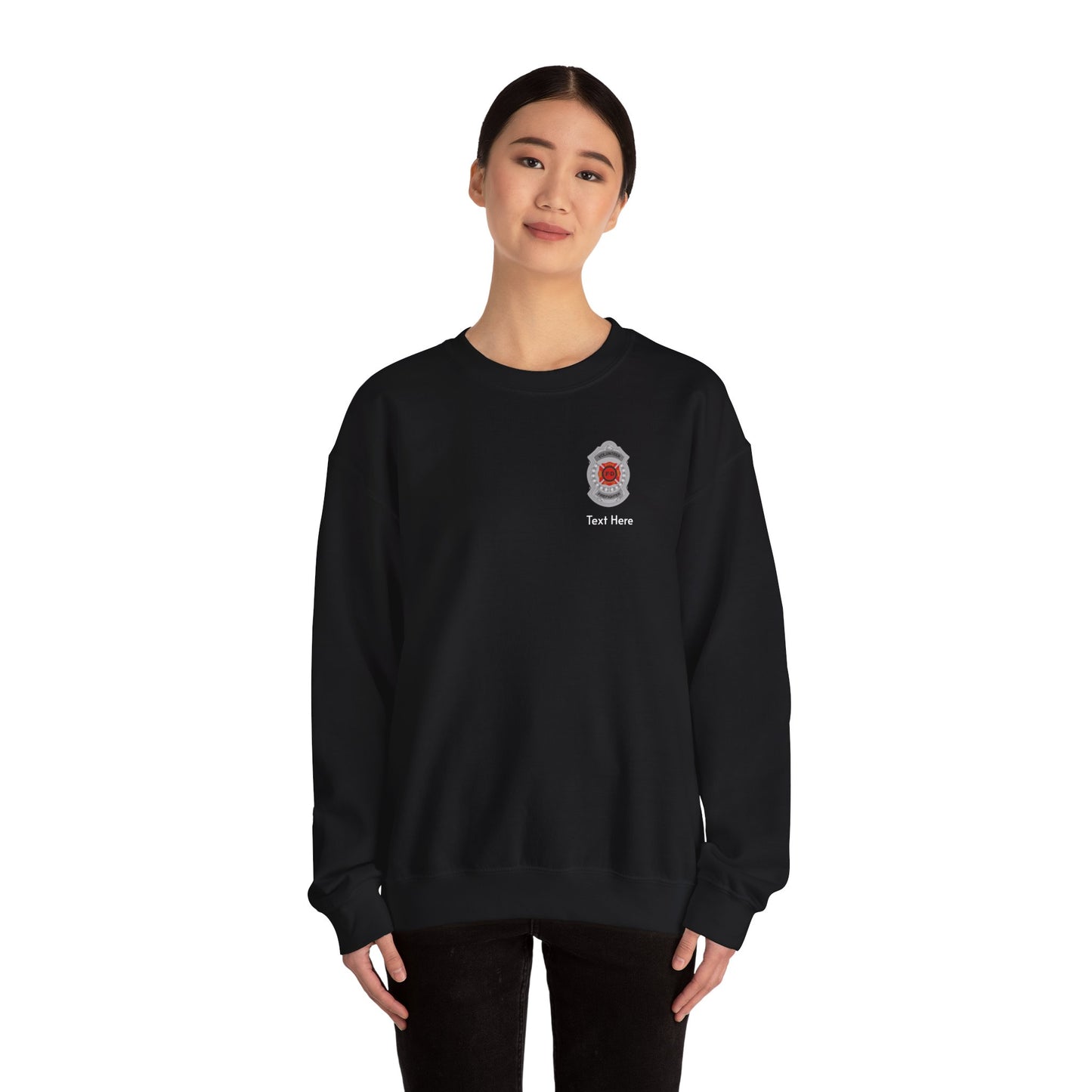 Volunteer Firefighter Badge Sweatshirt