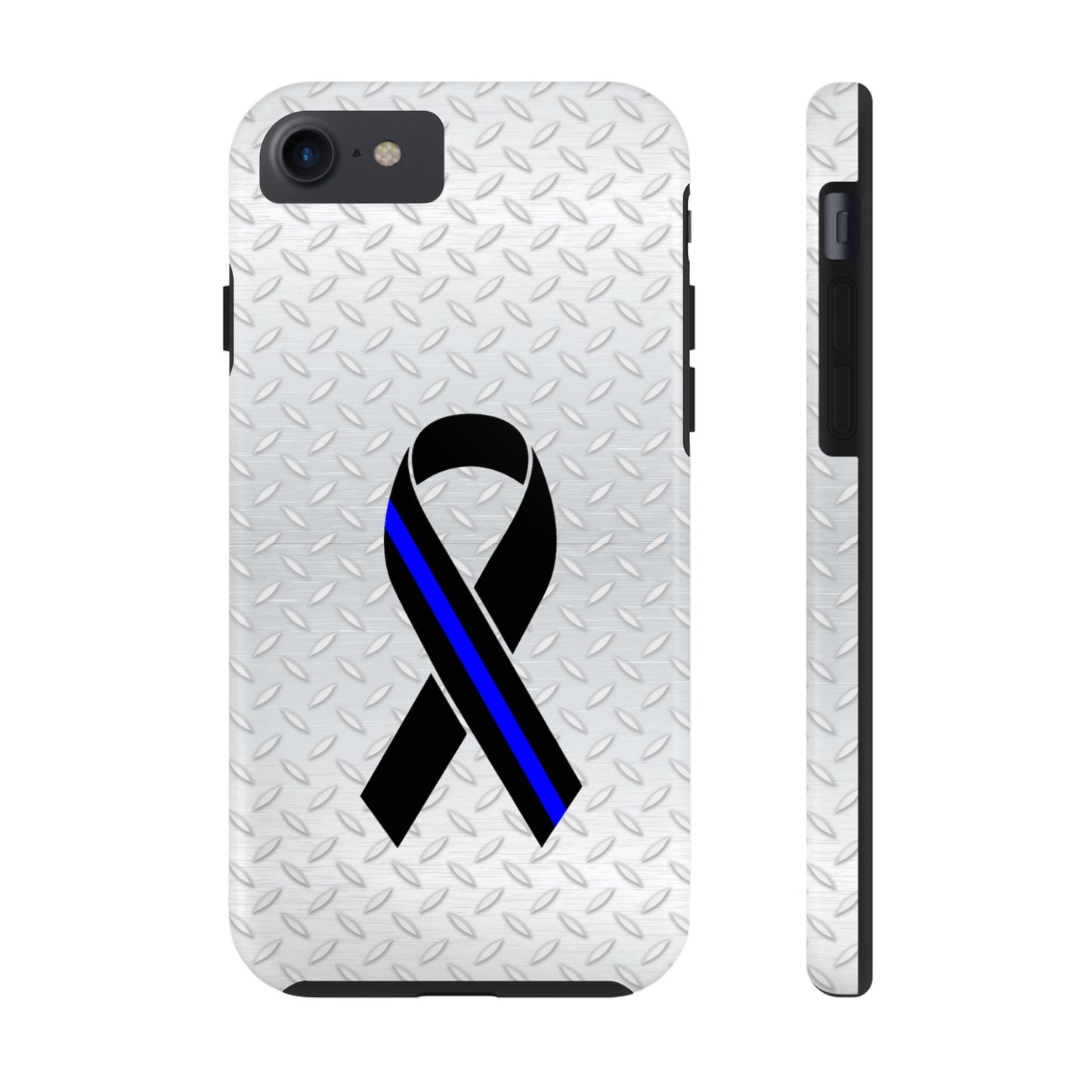 Blue Line Ribbon Tough Phone Cases