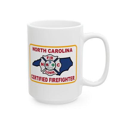 North Carolina Certified Firefighter Patch Mug