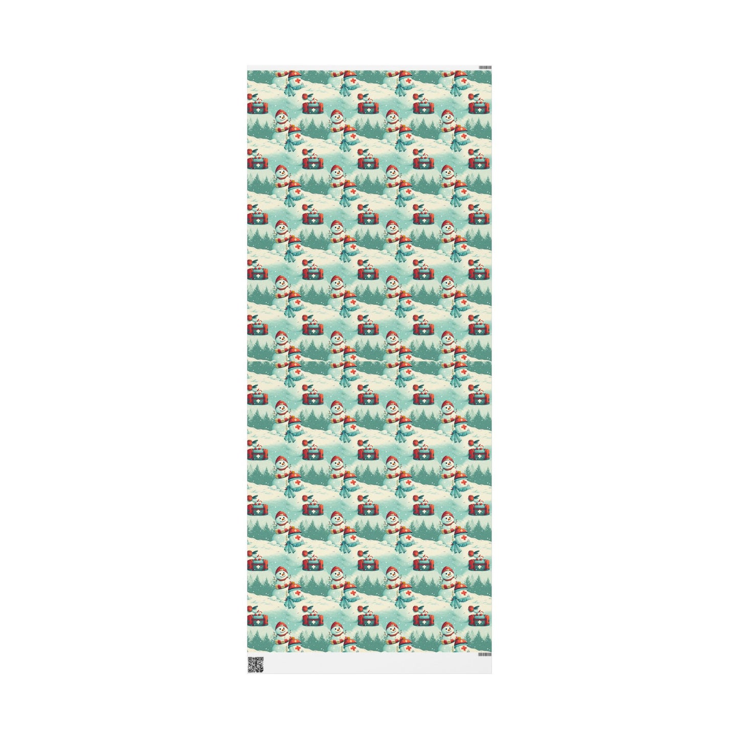 SAR Snowman Wrapping Paper