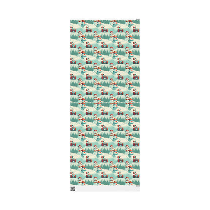 SAR Snowman Wrapping Paper