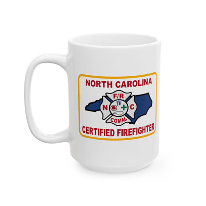 North Carolina Certified Firefighter Patch Mug