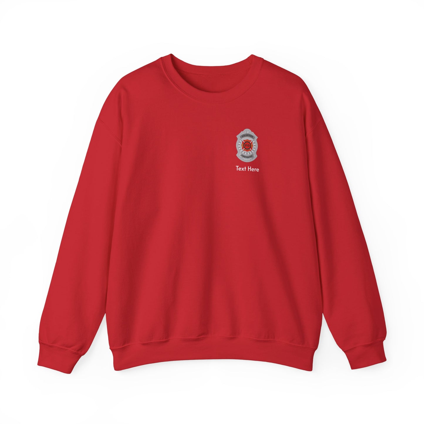 Volunteer Firefighter Badge Sweatshirt