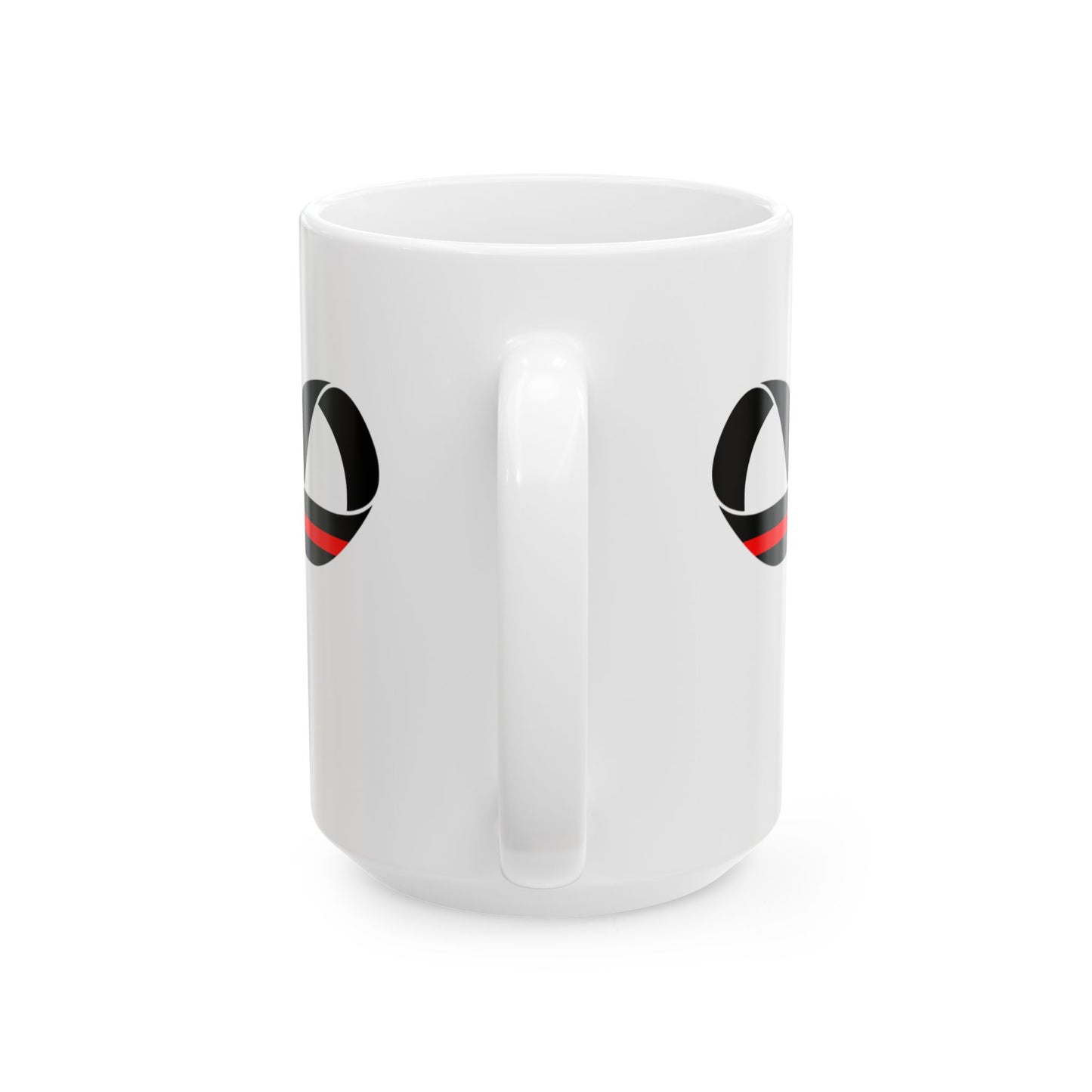 Red Line Ribbon Mug