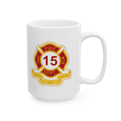 FD 15 Years of Service Mug