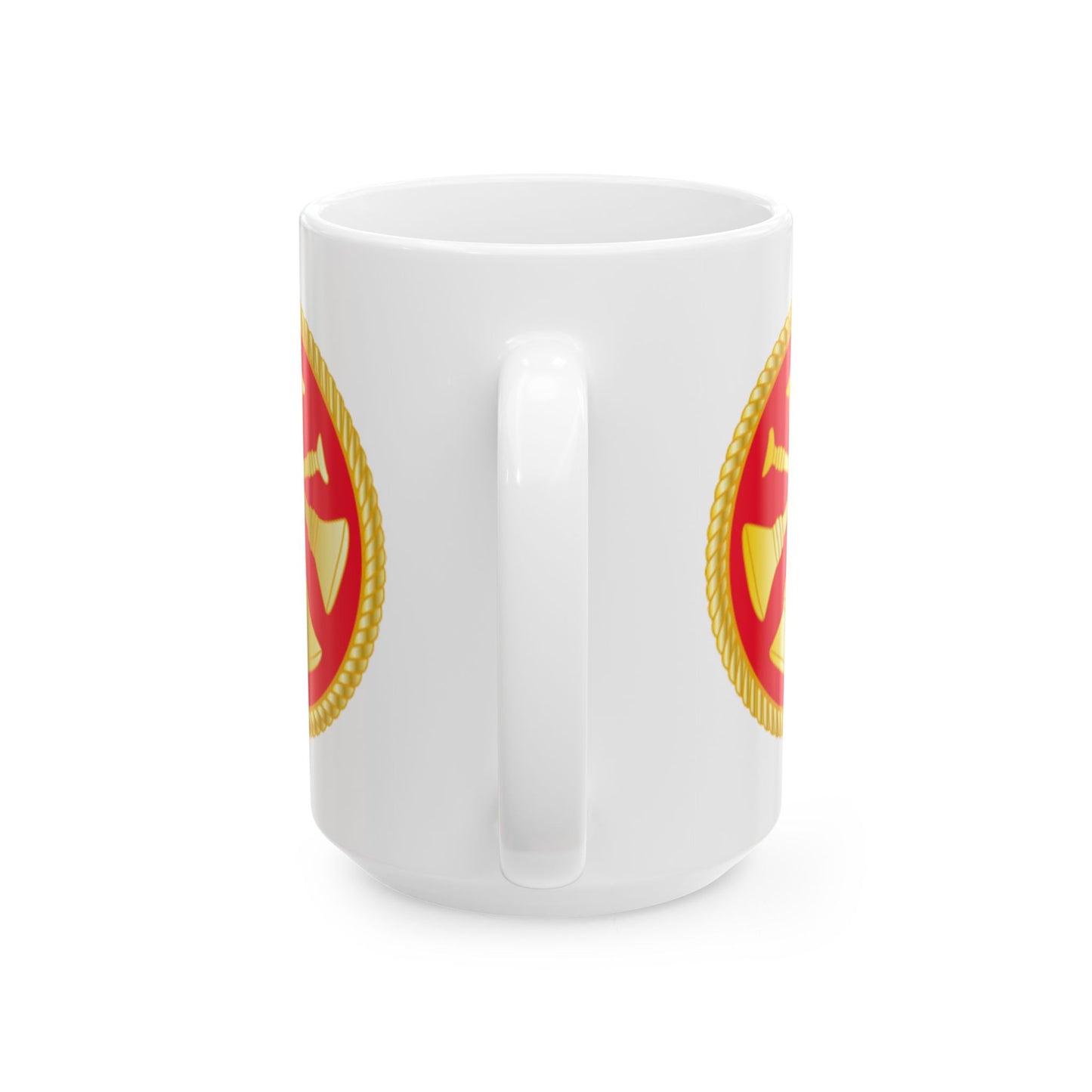 Rank - 4 Bugles - Red Mug