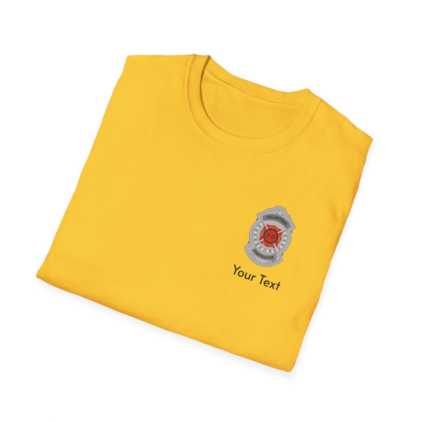 Volunteer Firefighter Badge T-Shirt