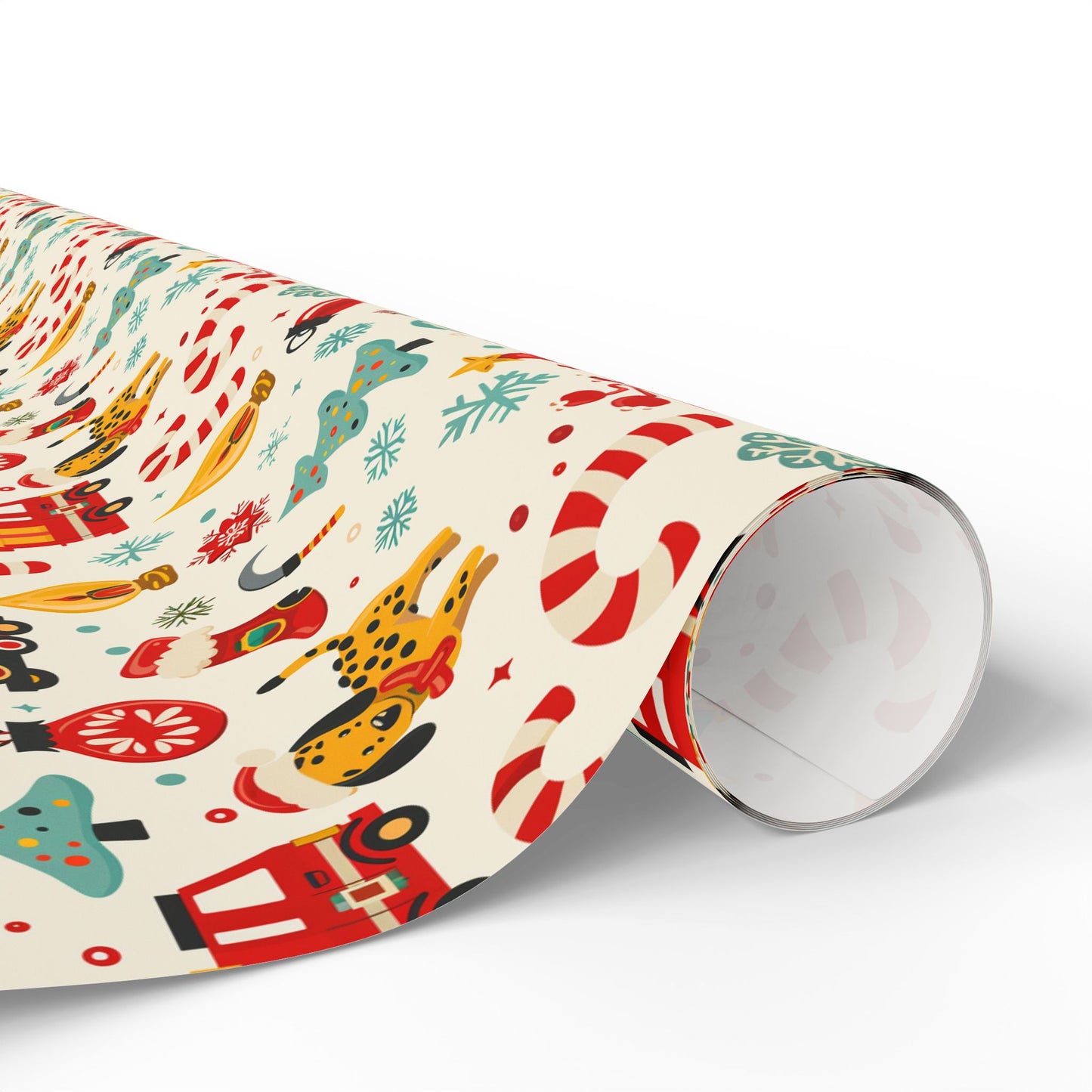 Dalmatians & Engines Wrapping Paper