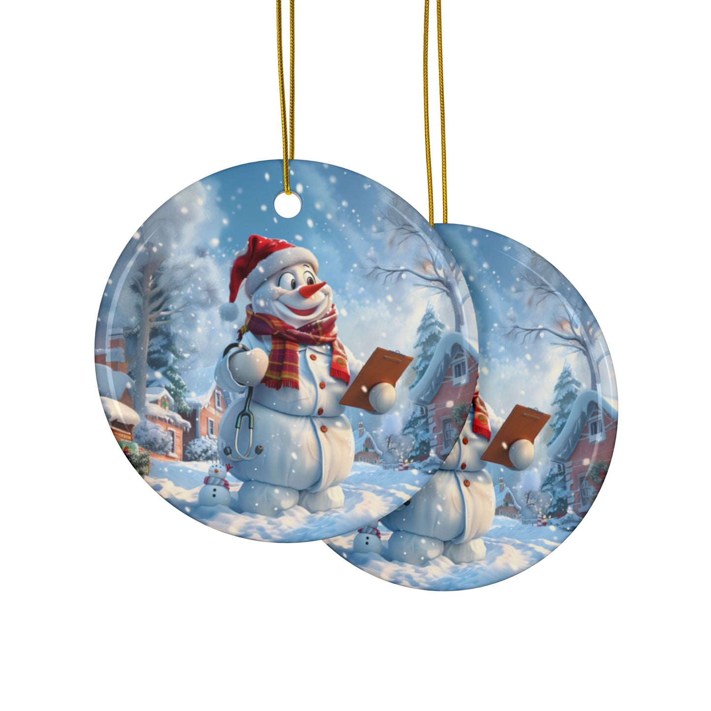 Dr. Snowman Ornament