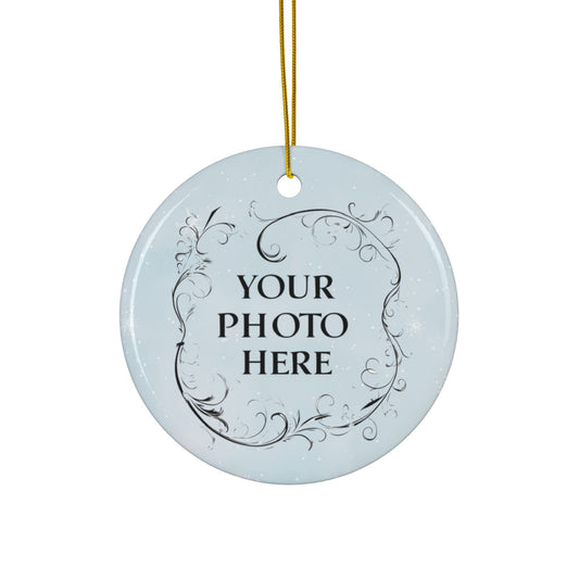 Custom Photo Ceramic Ornament