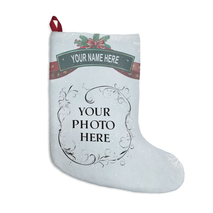 Custom Photo Christmas Stocking