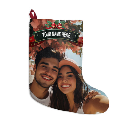 Custom Photo Christmas Stocking