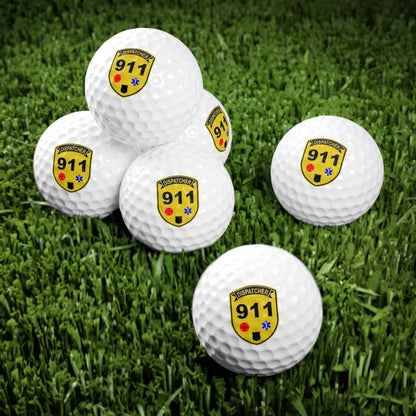 911 Dispatcher Golf Balls - 6 Pack