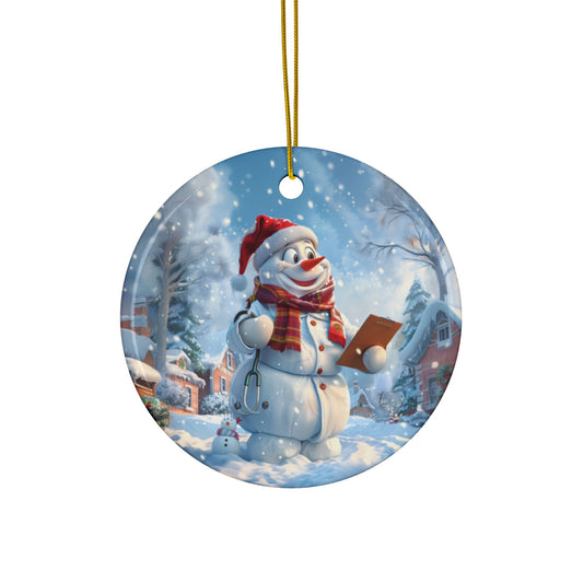 Dr. Snowman Ornament