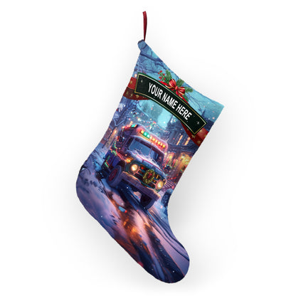 Christmas Ambulance Stocking