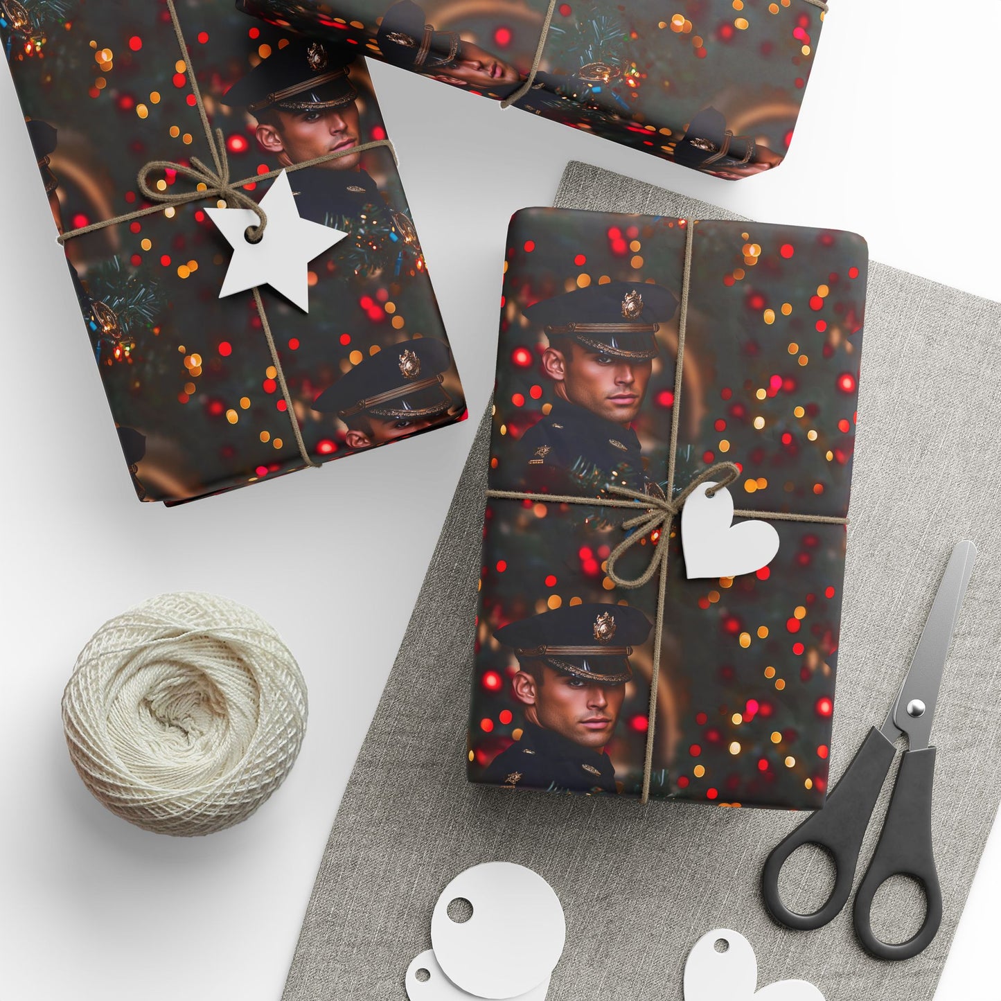 Young Cop Wrapping Paper