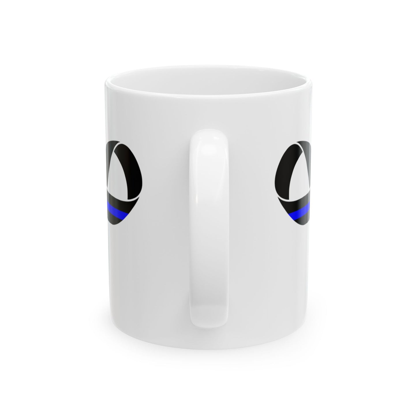 Blue Line Ribbon Mug