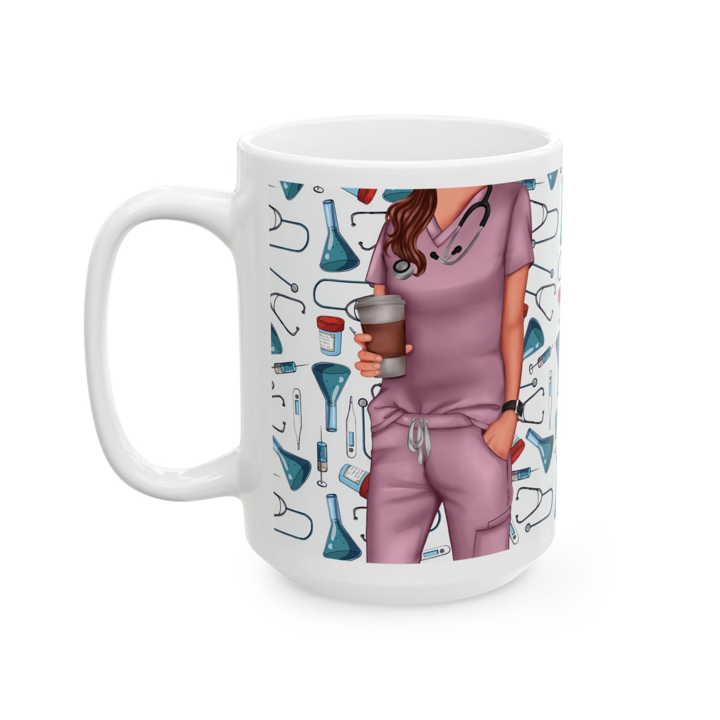 Custom Mug - Pink Scrubs