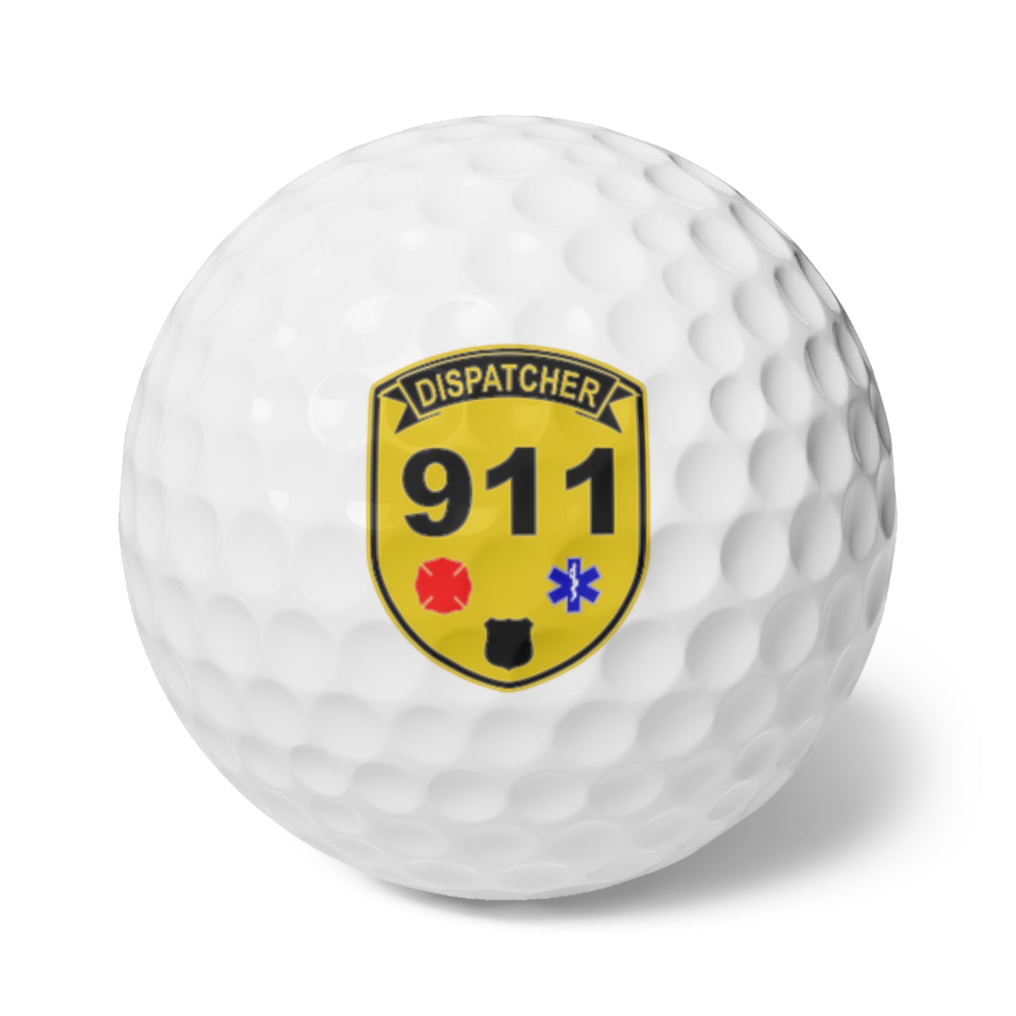 911 Dispatcher Golf Balls - 6 Pack