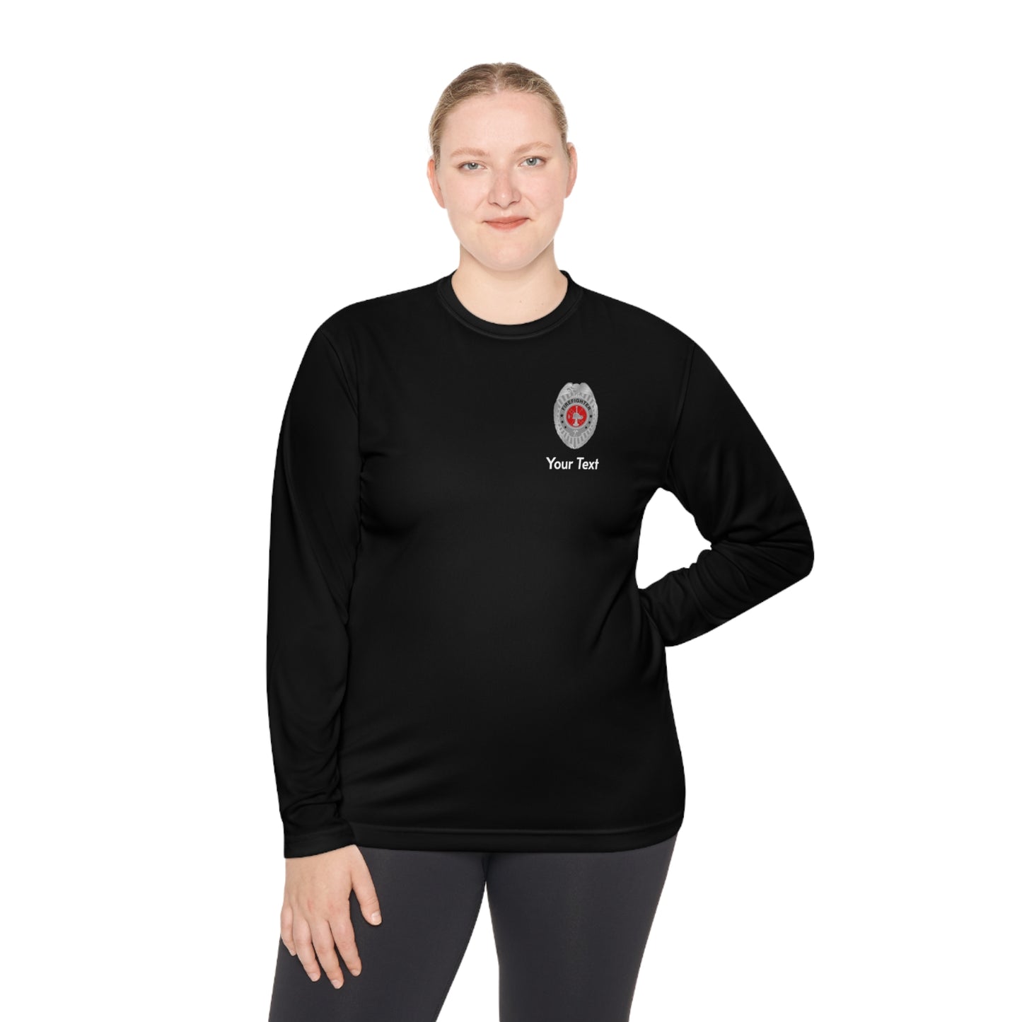 Firefighter Badge Long Sleeve Tee