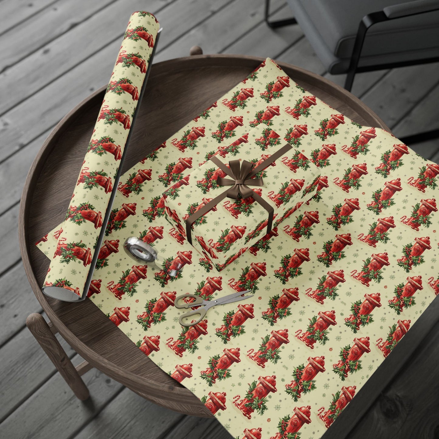 Fire Hydrants Wrapping Paper