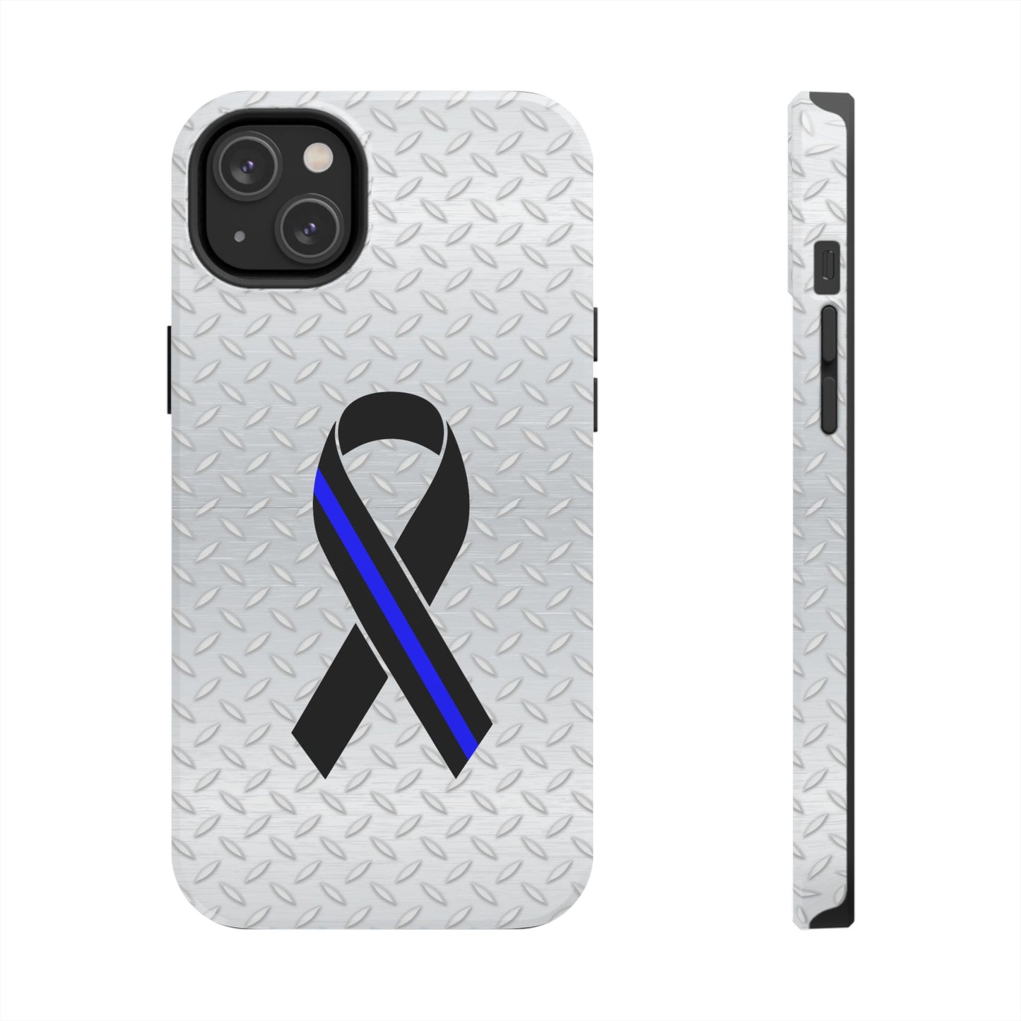 Blue Line Ribbon Tough Phone Cases