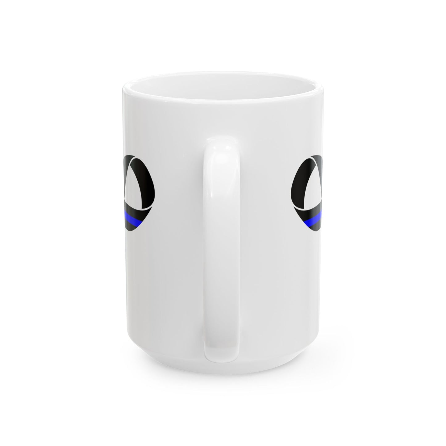 Blue Line Ribbon Mug