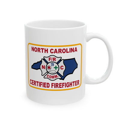 North Carolina Certified Firefighter Patch Mug