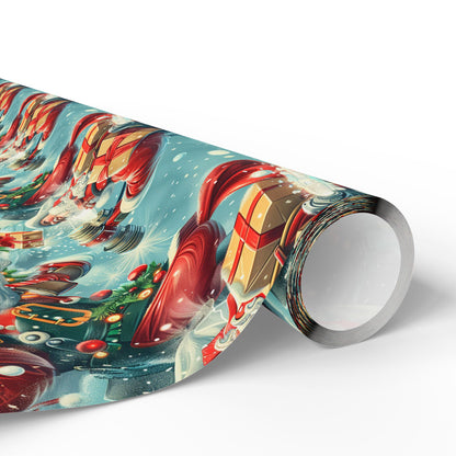 Fun Santa Wrapping Paper