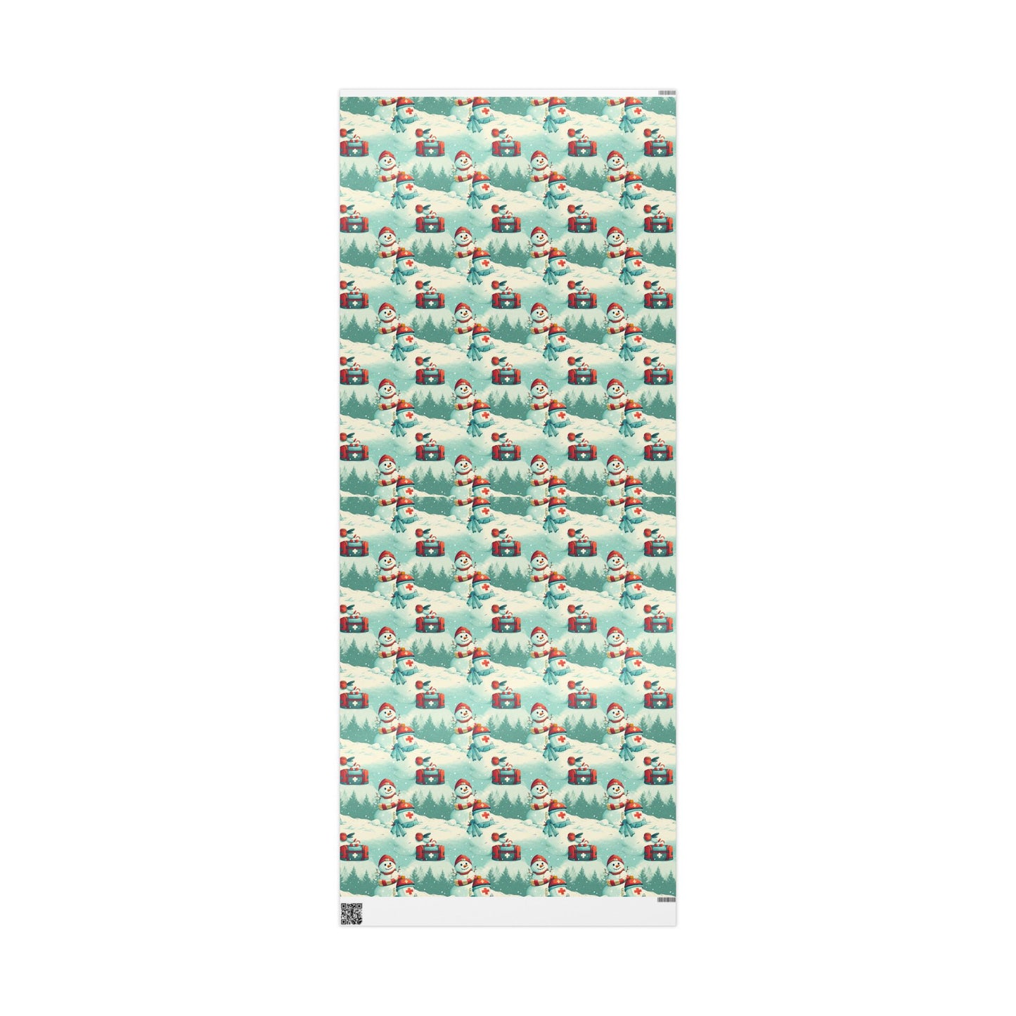 SAR Snowman Wrapping Paper