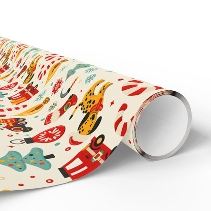 Dalmatians & Engines Wrapping Paper