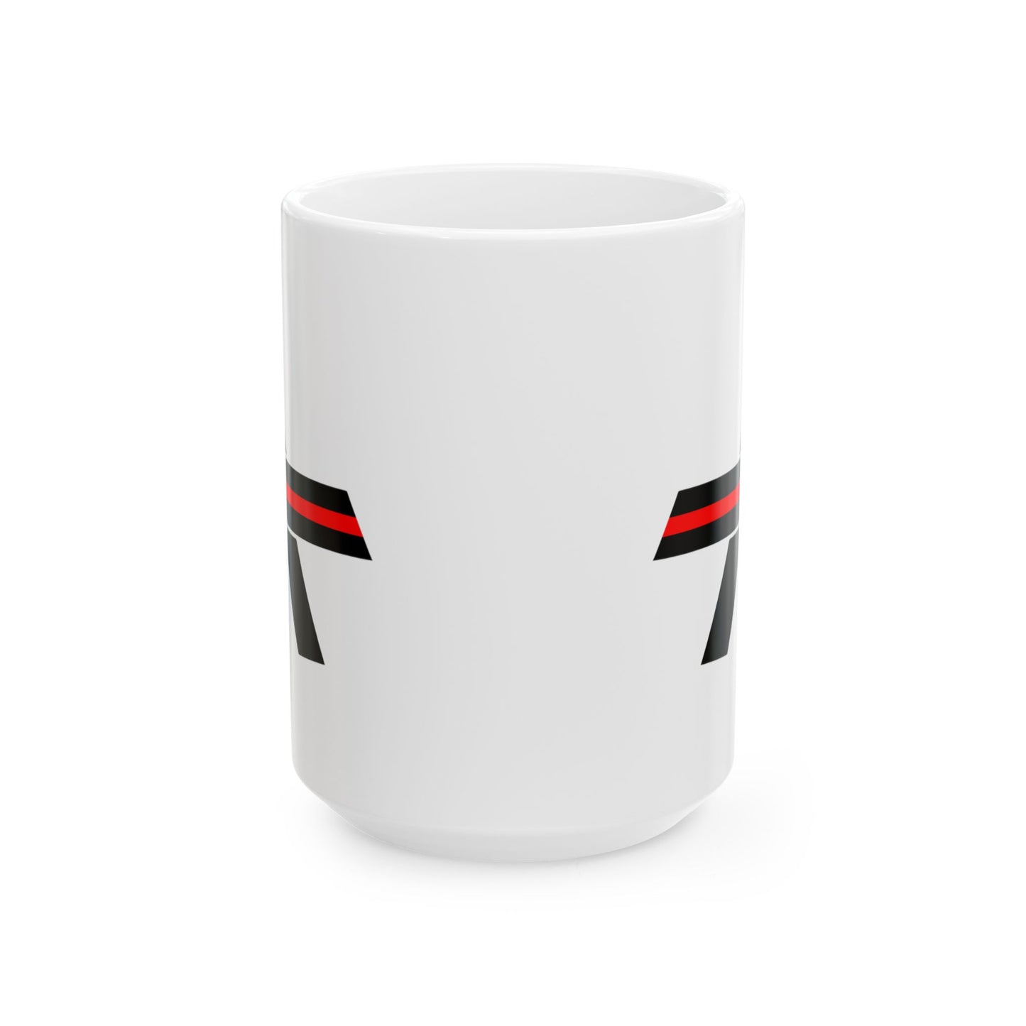 Red Line Ribbon Mug