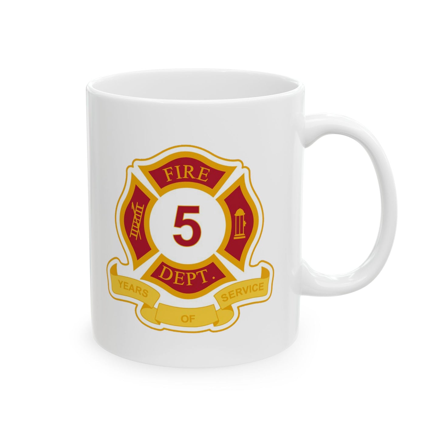 FD 5 Years of Service Mug