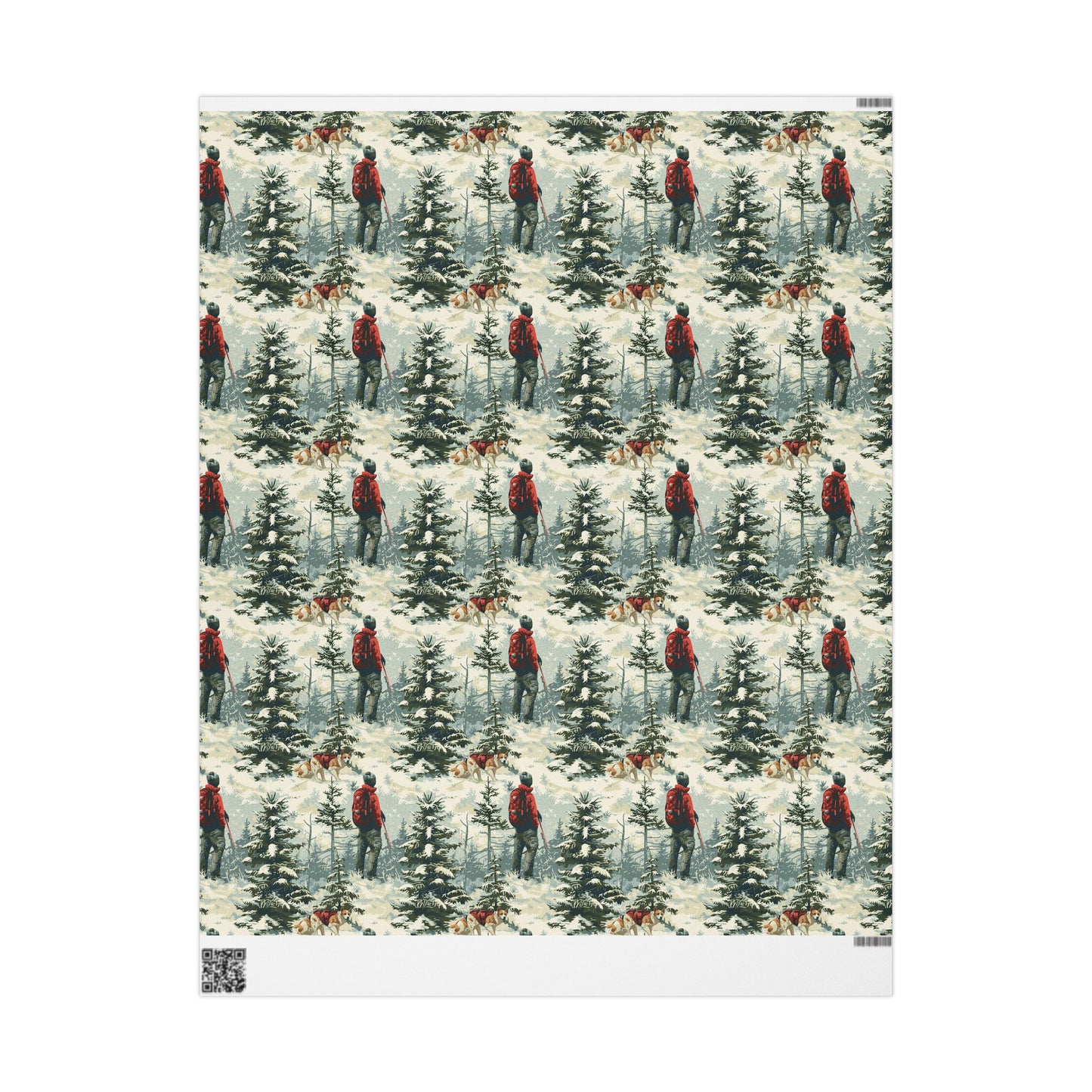 SAR Dog & Handler Wrapping Paper