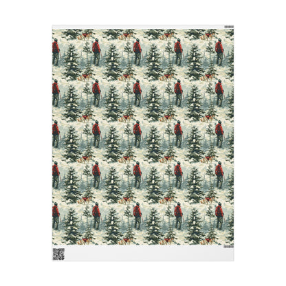 SAR Dog & Handler Wrapping Paper