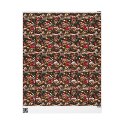 Christmas Dogs Wrapping Paper